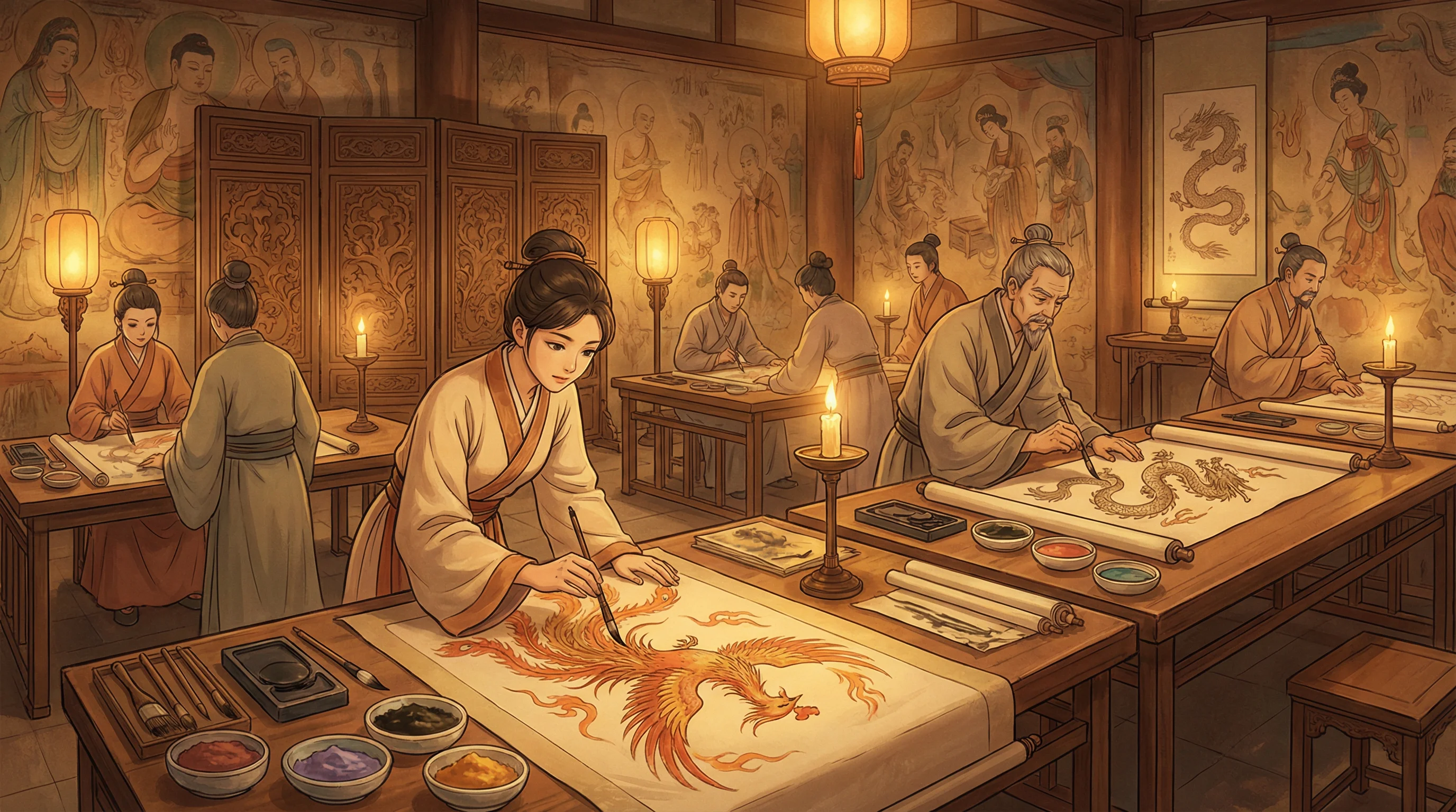 画师入驻 - 探花楼 国风动漫画师